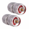 Picture of XRDS -RF N Male Connector N-Type Male to N-Type Male Adapter Coax Connectors RF Coaxial Cable Pack of 2 (NOT for TV)
