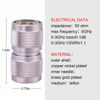 Picture of XRDS -RF N Male Connector N-Type Male to N-Type Male Adapter Coax Connectors RF Coaxial Cable Pack of 2 (NOT for TV)