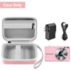 Picture of Leayjeen Digital Camera Case Compatible with Lecran/CAMKORY/IWEUKJLO/VAHOIALD/uikicon/jckduhan/akjjhfue FHD 1080P 44MP Point Digital Camera,Compact Digital Camera for Teens and Kids-Pink(Case Only)