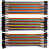 Picture of 120pcs Multicolored Dupont Wire 40pin Male to Female, 40pin Male to Male, 40pin Female to Female Breadboard Jumper Ribbon Cables Kit Compatible with Arduino Projects