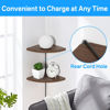 Picture of Corner Speaker Shelf for Small Speaker Wall Mount, Wooden Floating Shelves for Samsung, Sony, Bose, LG, JBL Bluetooth Speaker Mounts - Floating Corner Shelf for Most of Satellite Speakers, Set of 2