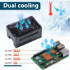 Picture of GeeekPi Aluminum Case for Raspberry Pi 5, with 4010 PWM Fan and Copper Heatsinks for Raspberry Pi 5, Support Official Raspberry Pi 5 Active Cooler, X1000/X1001/X1003/N04/N05 PCIe Peripheral Board