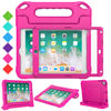 Picture of SUPLIK Kids Case for iPad 5th/6th Generation (9.7 inch, 2017/2018), iPad Air 1 & Air 2 & Pro 9.7 Case with Screen Protector, Durable Shockproof Protective Cover with Handle Stand, Pink