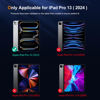 Picture of QHOHQ Screen Protector for iPad Pro 13 Inch M4 (2024) [with Camera Lens Protector], Full Coverage Tempered Glass, [Face ID & Apple Pencil Compatible], with Easy Installation Frame, HD Clear [2+2 Pack]