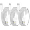 Picture of [Apple MFi Certified] iPhone 16 Car Carplay Cable Fast Charging Cable, 3Pack 6ft 60W USB A to USB C Nylon Braid Cord Screen Data Sync for iPhone 16 Pro/15 Pro Max/16 Plus,iPad Pro, Air, Mini, iPad10