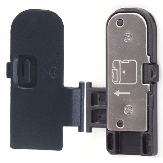 Picture of Dromirow Battery Door Cover Lid Cap Replacement Repair Part for Repair Nikon D5100SLR Digital Camera Repair Part (1pcs)