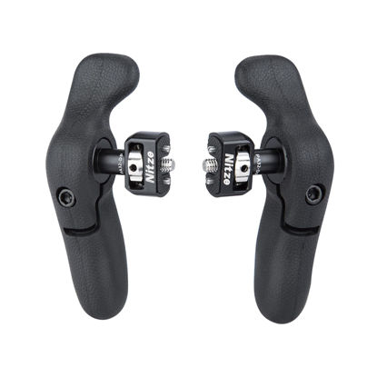 Picture of Nitze Side Handle Kit with 1/4" Screw and Detachable Locating Pins, Lightweight Side Handle for Smartphone Cage, iPad Cage and Monitor Cage - PA32D