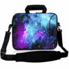 Picture of RICHEN 17 inch Laptop Shoulder Bag Carrying Case Computer PC Cover Pouch with Handle Fits 15.6/16/17/17.3/17.4 inch Laptop Notebook (16-17.3 inch, Galaxy)