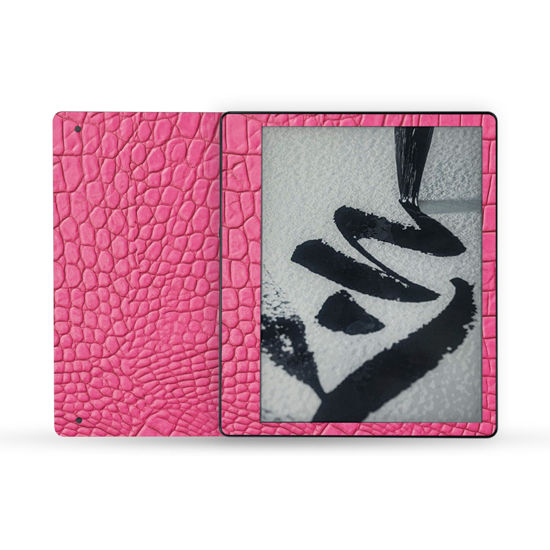 Picture of MightySkins Skin Compatible with Amazon Kindle Scribe (2022) Full Wrap - Pink Gator Skin | Protective, and Unique Vinyl Decal wrap Cover | Easy to Apply | Made in The USA