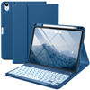 Picture of Harvopu Compatible with iPad Air 11-inch M2/ 10.9 Inch Air 5th 4th Generation Case with Keyboard - Backlit Detachable, Folio Cover with Pencil Holder for iPad Air 11 2024/ Air 5/ Air 4 (Abyss Blue)