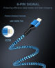 Picture of USB to Lightning Cable, 2Pack/10Ft Braided iPhone Charger Cords, Apple Certified Fast Charging Power Wire for iPhone 14 13 Pro Max 12 11 Mini SE 10 XR XS X 8 Plus 7 6 6s, Lightening Cords Quick Charge