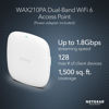 Picture of NETGEAR Wireless Access Point (WAX210PA) - WiFi 6 Dual-Band AX1800 Speed | 1 x 1G Ethernet PoE Port | Up to 128 Devices | 802.11ax | WPA3 | Compact Size | Up to 4 SSID Networks | with Power Adapter