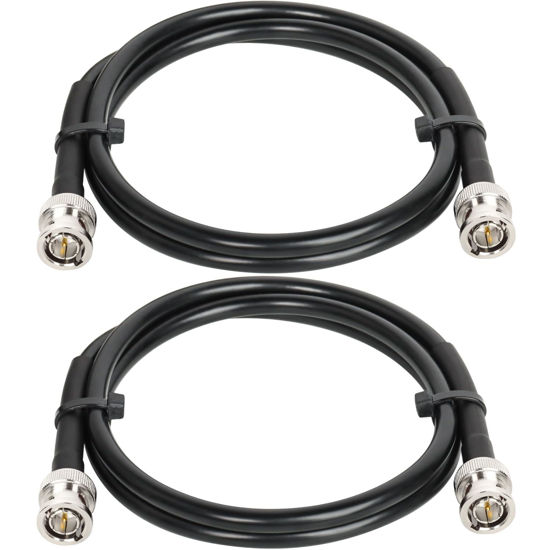 Picture of XRDS -RF 3FT SDI Cable, HD-SDI Cable BNC to BNC Digital Video Cable RG59 BNC Cable Supports HD-SDI/3G/6G-SDI/4K/8K SDI Video Cable Precision Video Cable(2PCS)