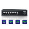 Picture of Aumox 8 Port Gigabit PoE Switch, 8 Port PoE 120W, Gigabit Ethernet Unmanaged Network Switch, Plug and Play, Sturdy Metal Housing, Traffic Optimization