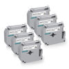 Picture of 6 x Label Maker Tape Replacement for Brother P Touch M Tape M-K231 M-K231s MK231 MK-231 M231 12mm 0.47 White, Compatible with Brother P Touch PT-M95,PT-90,PT-70,PT-65,PT-85 Label Maker Refills,26.2 Ft