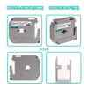 Picture of 6 x Label Maker Tape Replacement for Brother P Touch M Tape M-K231 M-K231s MK231 MK-231 M231 12mm 0.47 White, Compatible with Brother P Touch PT-M95,PT-90,PT-70,PT-65,PT-85 Label Maker Refills,26.2 Ft