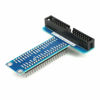 Picture of WayinTop RPi GPIO Breakout Expansion Kit for Raspberry Pi 4B 3B+ 3B 2B B+, T-Type GPIO Expansion Adapter Board + 830 Tie Points Solderless Breadboard + 40pin GPIO Flat Ribbon Cable + 65pcs Jumper Wire