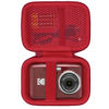 Picture of Lebakort Storage Case Compatible with KODAK PIXPRO Friendly Zoom FZ45 FZ55 16MP Digital Camera (Red Case)