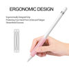 Picture of KELIFANG [3 Pack] Silicone Grip Holder Protective Sleeve Cover Case Accessories Compatible with Apple Pencil 1st and 2nd Generation (Pink, White, Green)