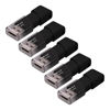 Picture of PNY 128GB Attaché 3 USB 2.0 Flash Drive, Black (Pack of 5)