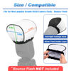 Picture of Cosmos 2 Pcs Camera Bounce Flash Diffuser Cover Speedlite Soft Diffuser Cap Mini Flash Sleeves for Camera Speedlight Flash Compatible with Most DSLR Camera Flash Bounce Flash Reflector