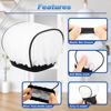 Picture of Cosmos 2 Pcs Camera Bounce Flash Diffuser Cover Speedlite Soft Diffuser Cap Mini Flash Sleeves for Camera Speedlight Flash Compatible with Most DSLR Camera Flash Bounce Flash Reflector