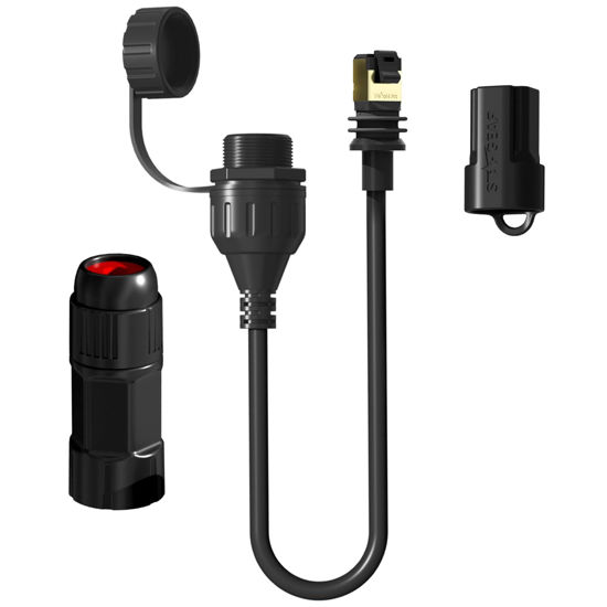 Picture of Starlink Ethernet Adapter, Starlink Gen 3/Mini Cable SPX to RJ45 Adapter Connector for Starlink Mini/Starlink Standard V3 (Rev.4) Dishy and Router Accessories Waterproof-1 Pack