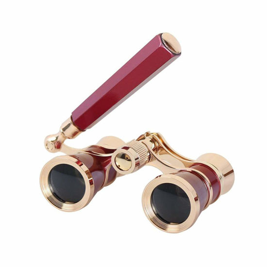 Picture of Aroncent Opera Glasses Binoculars 3X25 Theater Glasses Mini Binocular Compact with Handle for Adults Kids Women in Musical Concert