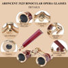 Picture of Aroncent Opera Glasses Binoculars 3X25 Theater Glasses Mini Binocular Compact with Handle for Adults Kids Women in Musical Concert