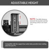 Picture of FEYRUN Under Desk Slide Out PC Mount with Anti-Scratch Sponge, Adjustable CPU Holder Bracket for Computer Tower (Black (Slide Access))