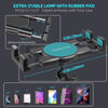Picture of Porfortop Aluminum Heavy Duty Drill Base Tablet Holder Car Mount Dashboard, 14.2“ Long 360°3-Stage Metal Stand Bracket for 4.7-12.9" iPad Pro/Air/Mini/Samsung Galaxy Tab, for Car Auto Truck Wall Desk