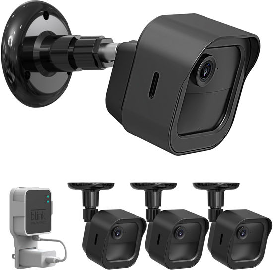 Picture of All-New Blink Outdoor 4th Gen Camera Mount, 3 Pack Weatherproof Protective Housing and 360 Degree Adjustable Mount with with Sync Module 2 Outlet Mount (Blink Camera & Module is Not Included)