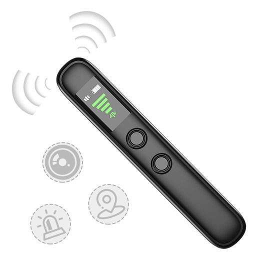 Picture of Hidden Spy Camera Detector, Portable Anti-Eavesdropping Device Detector, RF/Wireless Signal Scanner GPS Tracker Detector, Bug Detector Burglar Alarm Camera Finder for Home/Hotel/Office