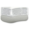 Picture of Macally Backlit Bluetooth Ergonomic Keyboard for Mac - Sculpted for Comfort - Wireless Ergonomic Keyboard (100-Key MacOS Layout) - Rechargeable Split Ergo Keyboard - MacBook, iMac, iPad, iPhone