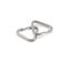 Picture of HITHUT 2pcs Camera Eyelet Ring Split Ring Lug Ring Triangle Strap Ring Hook for DSLR RF Mirrorless Camera (Stainless Steel)
