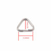Picture of HITHUT 2pcs Camera Eyelet Ring Split Ring Lug Ring Triangle Strap Ring Hook for DSLR RF Mirrorless Camera (Stainless Steel)