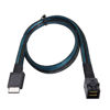 Picture of chenyang OCuLink PCIe PCI-Express SFF-8611 4i to Slimline SFF-8643 SSD Data Active Cable 50cm for SSD eGPU Card