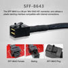 Picture of chenyang OCuLink PCIe PCI-Express SFF-8611 4i to Slimline SFF-8643 SSD Data Active Cable 50cm for SSD eGPU Card