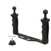 Picture of Shoot Aluminium Alloy Handheld Stabilizer Tray Handle Grip for Hero 13/12/11/10/9/8/7 6/5/4/3+/3 and 6 inch Dome Port and All LED Video Light Camera Camcorder with 1/4 inch Screw Hole