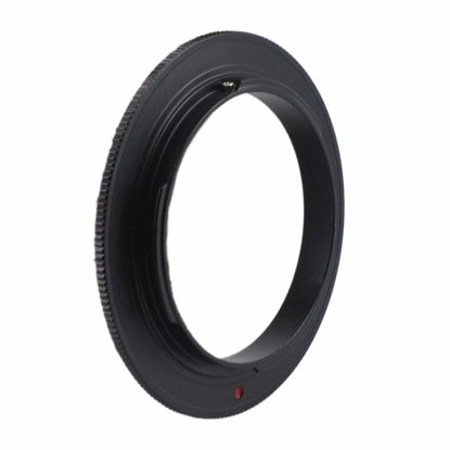 Picture of 55mm to EF-M Macro Lens Reverse Ring Compatible with EF-M Mount Mirrorless Camera M1 M2 M3 M5 M6 M10 M50 M100 Camera.with 55mm Filter Thread Lens.Macro Shoot