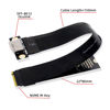 Picture of xiwai M.2 M-Key 2280 NGFF PCI-E4.0 to Oculink SFF-8612 SFF-8611 Host Cable 15cm for NVME U.2 SSD eGPU