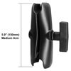 Picture of WINDFRD Aluminum Medium(5.9") Double Socket Arm for 1.5 Inches/C Size / 38mm Ball Accessories, Powerful Clamp, Compatible with RAM Mount, iBolt and More (Regular)