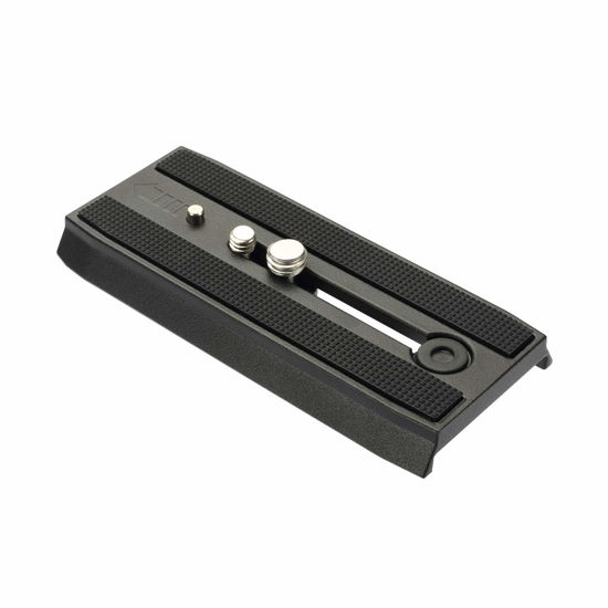 Picture of Cayer QR120 Tripod Fluid Head Quick Release Plate Replacement with 1/4 inch and 3/8 inch Mounting Screws for K3 K6 H4 H6 H8 K10 Fluid Head, 501PL Style Plate Replacement