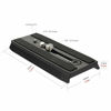 Picture of Cayer QR120 Tripod Fluid Head Quick Release Plate Replacement with 1/4 inch and 3/8 inch Mounting Screws for K3 K6 H4 H6 H8 K10 Fluid Head, 501PL Style Plate Replacement