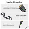Picture of DteeDck DisplayPort to VGA Cable 6ft 10 Pack, Display Port DP to VGA Adapter Cable Converter Male to Male Braided Cord for Monitor Desktop Laptop Display Projector HDTV
