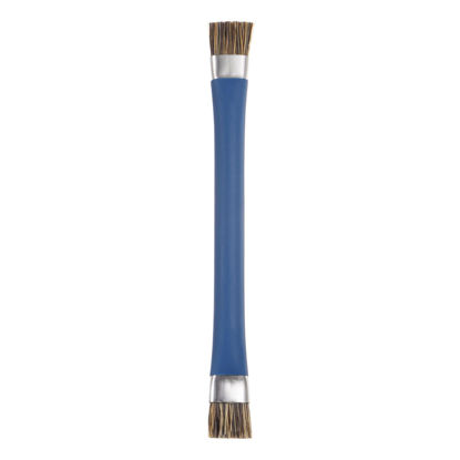 Picture of HARFINGTON Double-Head Phone Motherboard IC Cleaning Brush 12x15mm Bristles Hair Anti-Static ESD Brush Cleaner for Computer Phone, 148mm Length, Blue