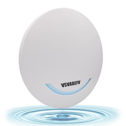 Picture of VSVABEFV Dual Band Ceiling Wireless Poe Wifi Long-Range Access Point | 2.4 Ghz&5.8 Ghz 1200Mbps Ceiling Mounted AP Router Wireless Access Point WiFi Repeater | Seamless Roaming & MU-MIMO | PoE Powered