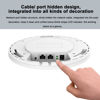 Picture of VSVABEFV Dual Band Ceiling Wireless Poe Wifi Long-Range Access Point | 2.4 Ghz&5.8 Ghz 1200Mbps Ceiling Mounted AP Router Wireless Access Point WiFi Repeater | Seamless Roaming & MU-MIMO | PoE Powered