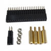 Picture of DSLRKIT 16mm GPIO and PoE Pin Header Height Increaser Extender for Raspberry Pi 5 4B 3B+ 3B (Pack of 2)