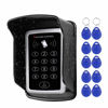Picture of HFeng Standalone Access Control Keypad RFID Keyboard Waterproof Cover for Door Locks Access Control System + 10pcs Keychains